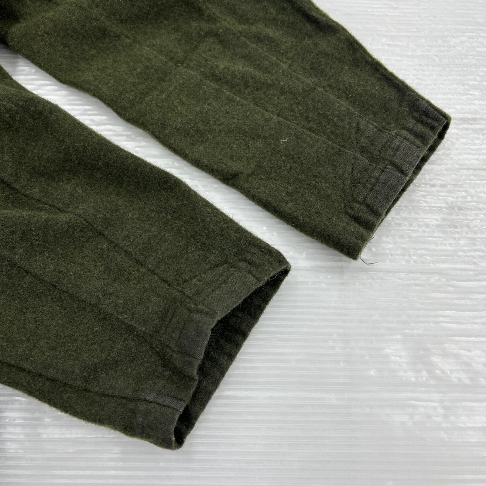 ニット 16AW ウールVネック グリーン フリー