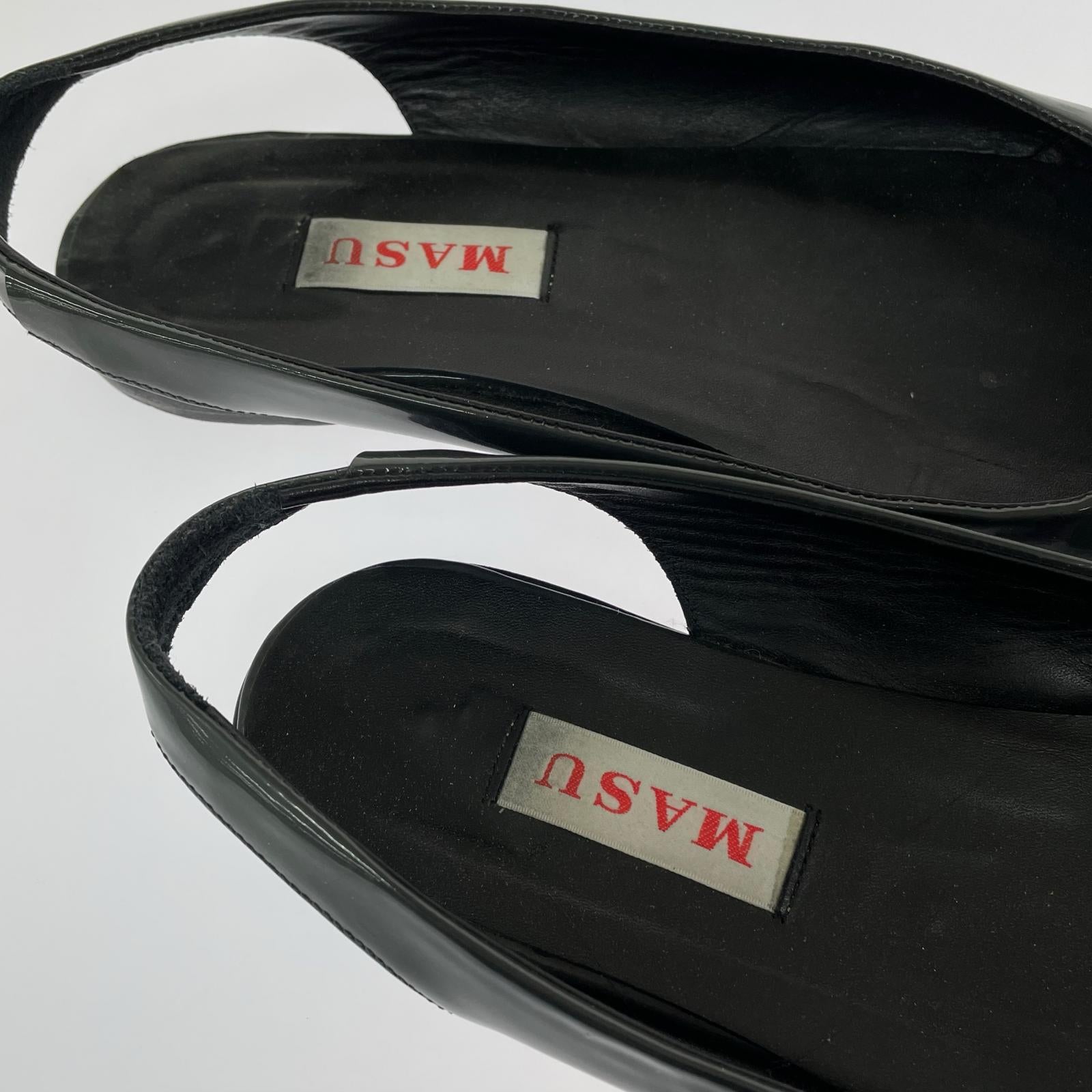 サンダル 24SS enamel mule 44 グリーン