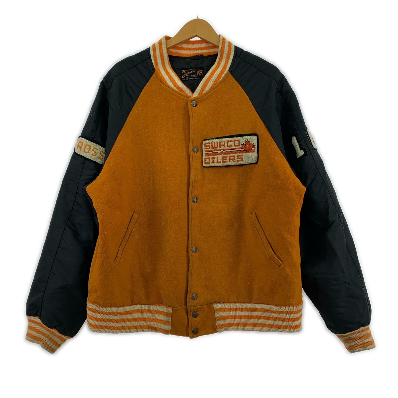 ジャケット Jensen 70s~ ウール/ナイロン切替スタジャン