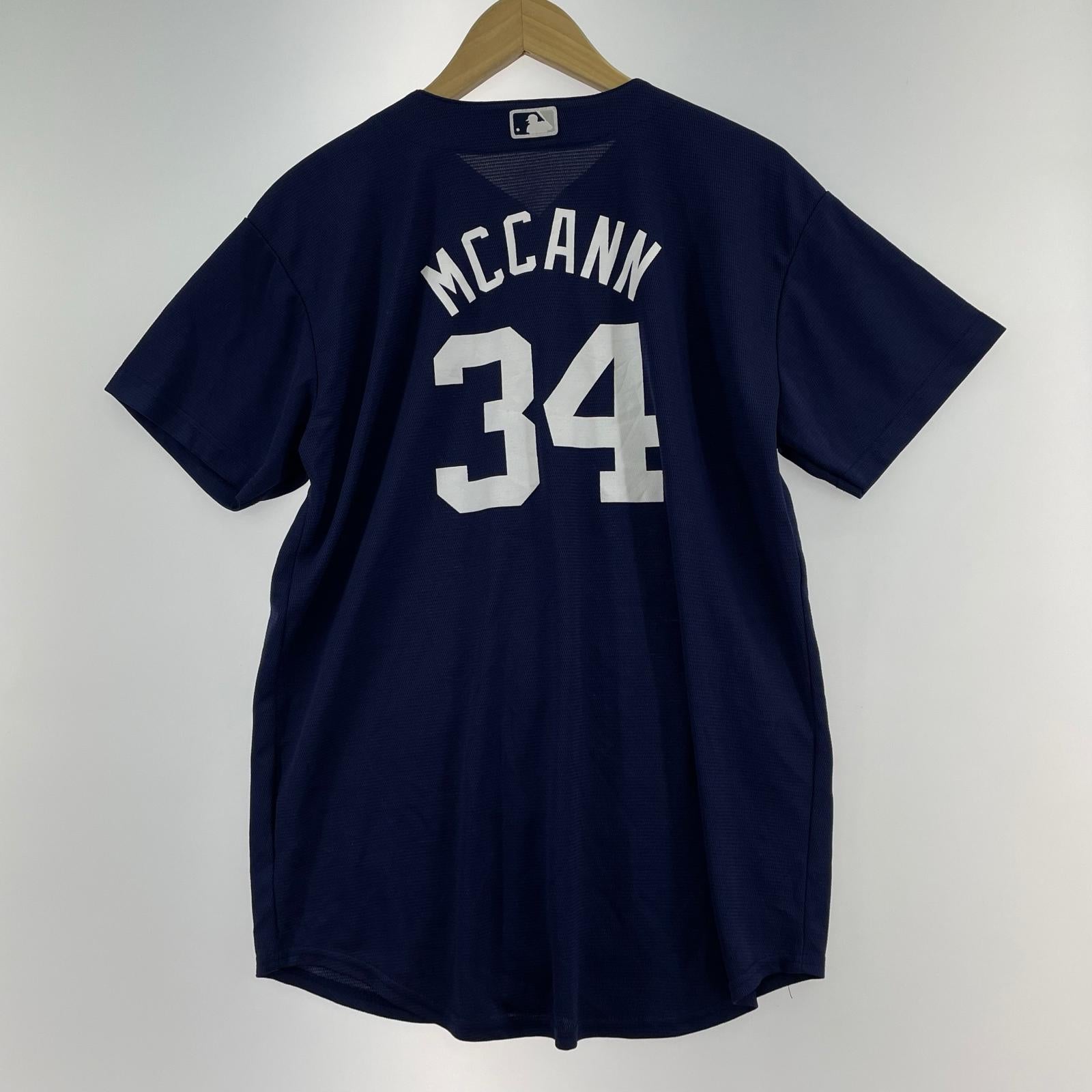 半袖シャツ Majestic/NY YANKEES Baseball Shirt/XL ネイビー