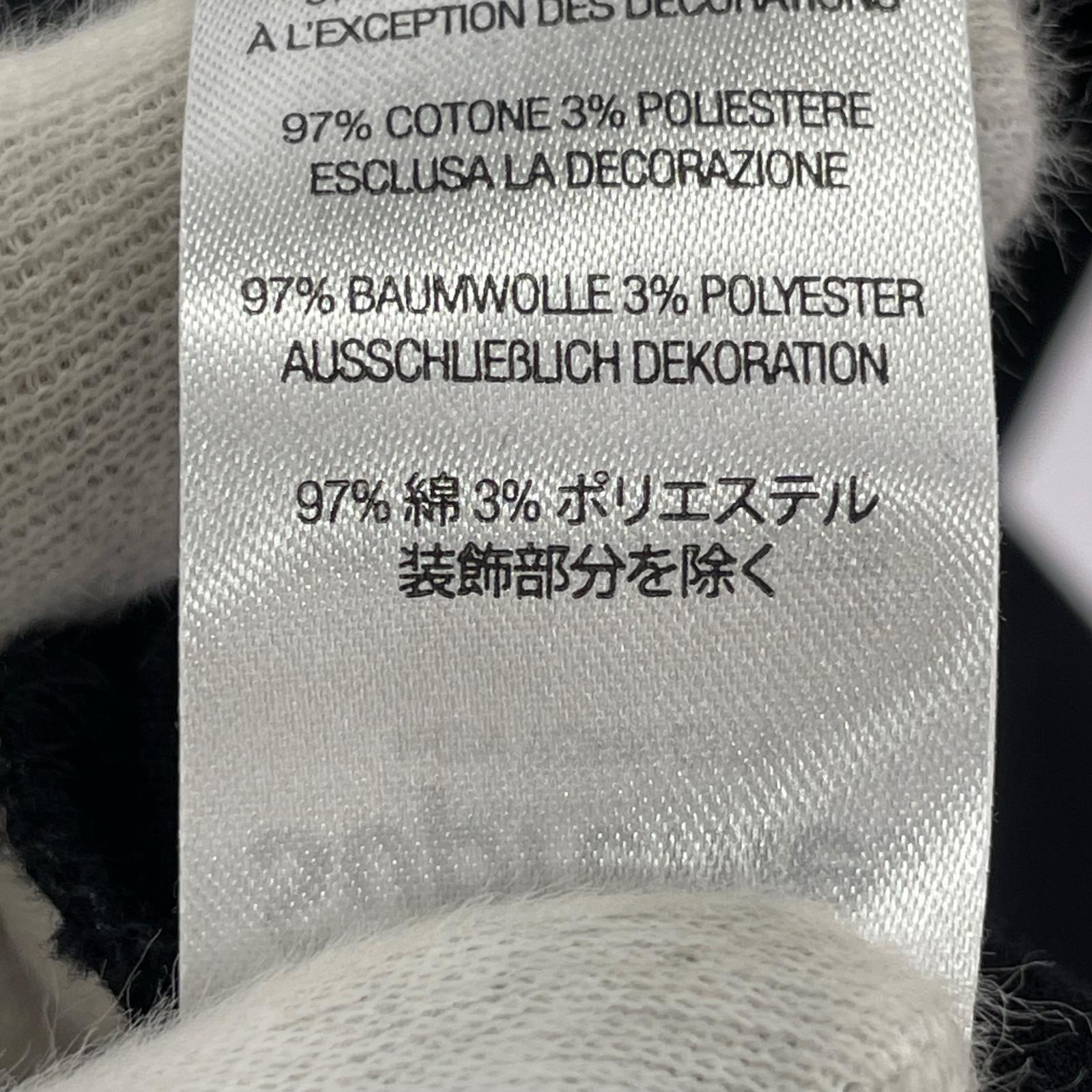 長袖Tシャツ 袖ロゴ/ブラック M ブラック