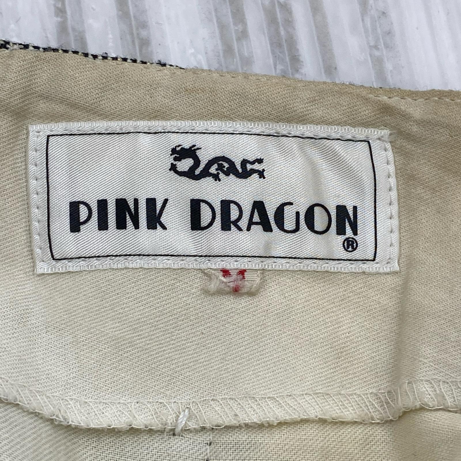 パンツ PINK DRAGON ギンガムチェック スラックス M グレー