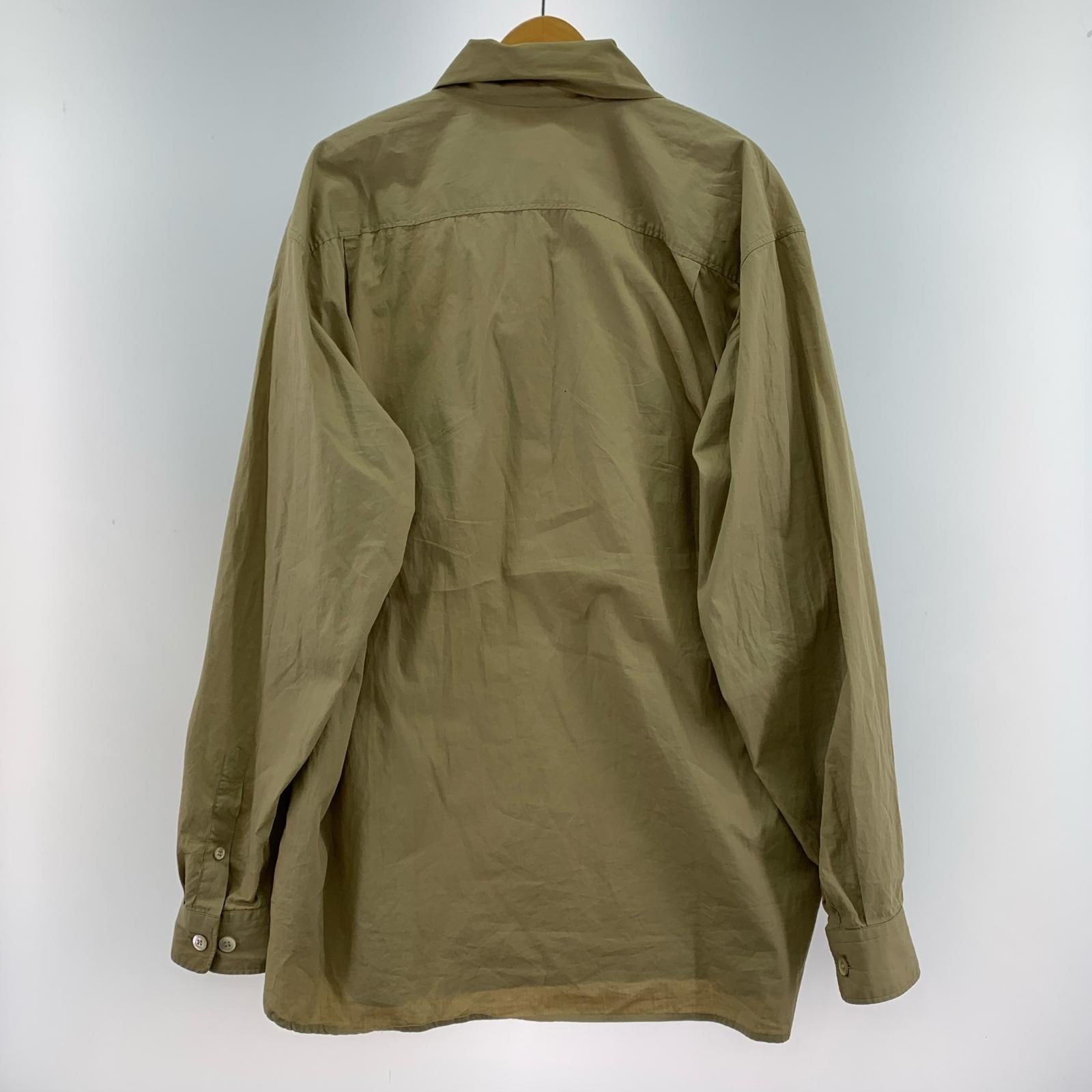 長袖シャツ DRIES VAN NOTEN/ドリスヴァンノッテン/ボウタイ長袖シャツ-M M ベージュ