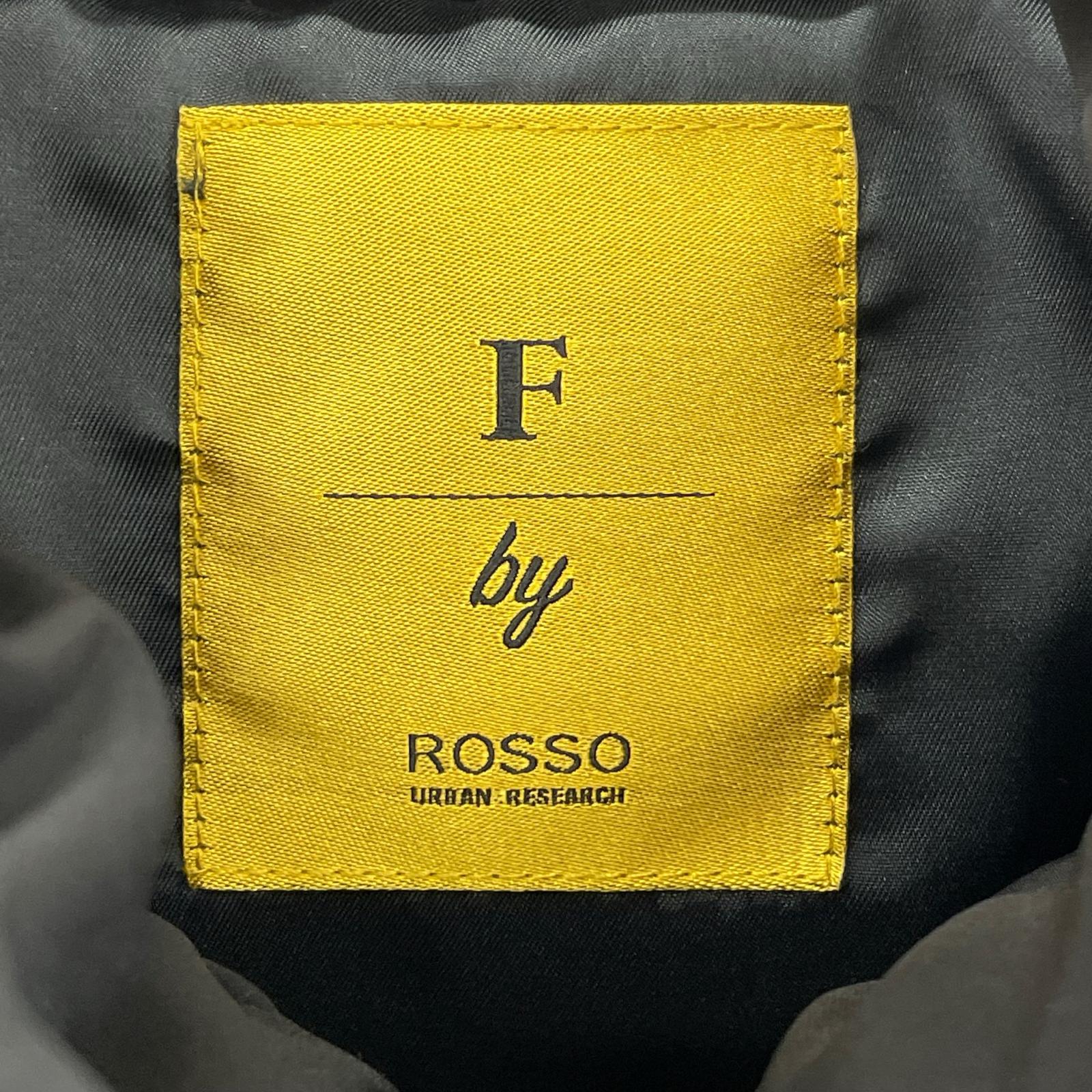 ダウンジャケット F by Rosso F BLK フリー ブラック