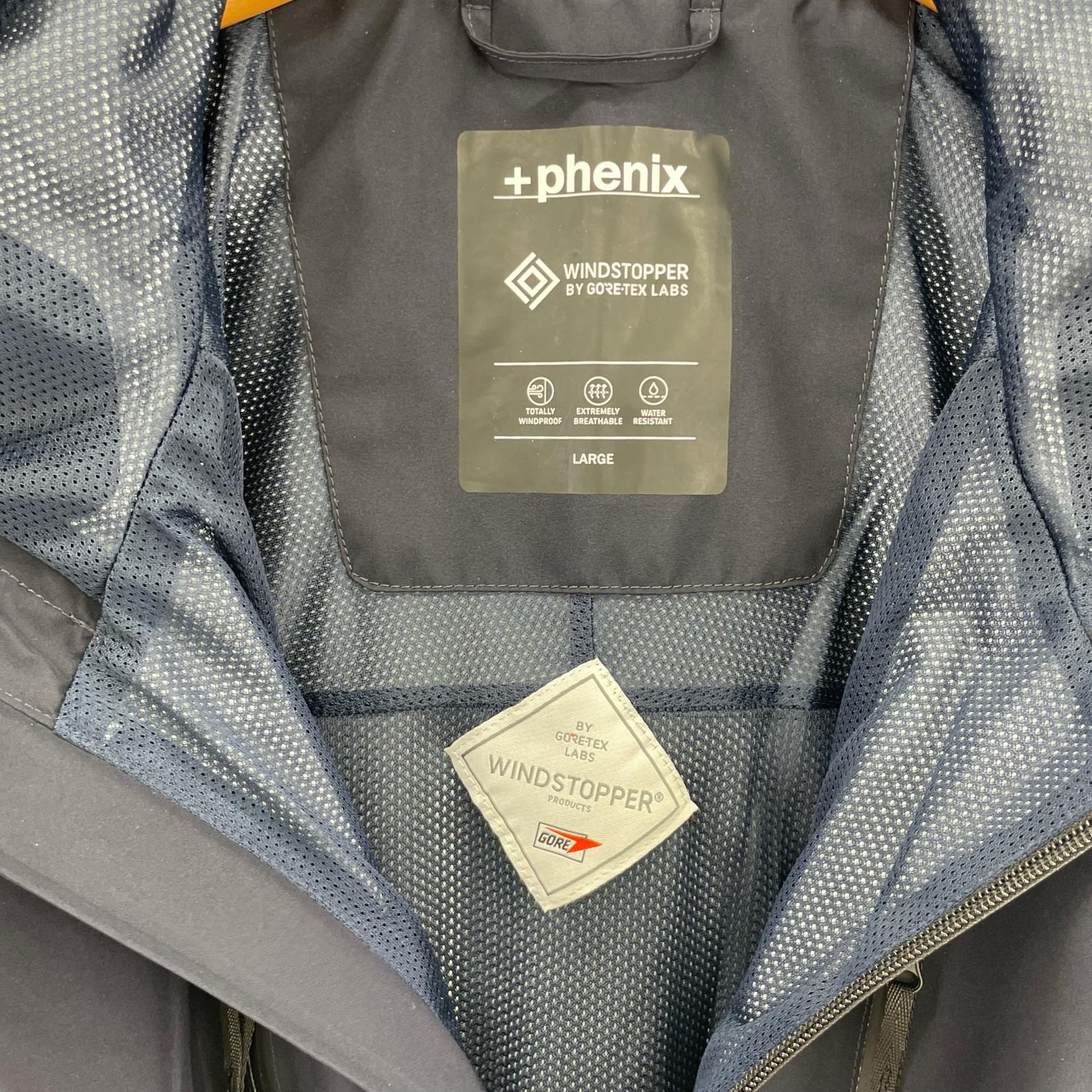 マウンテンパーカー 1piu1uguale3 RELAX × +phenix WINDSTOPPER マウンテンパーカー USO-25039 紺 (L) L