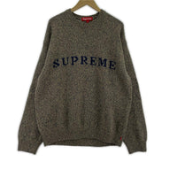 ニット 25SS Contrast Logo Sweater 総柄 SIZE L L