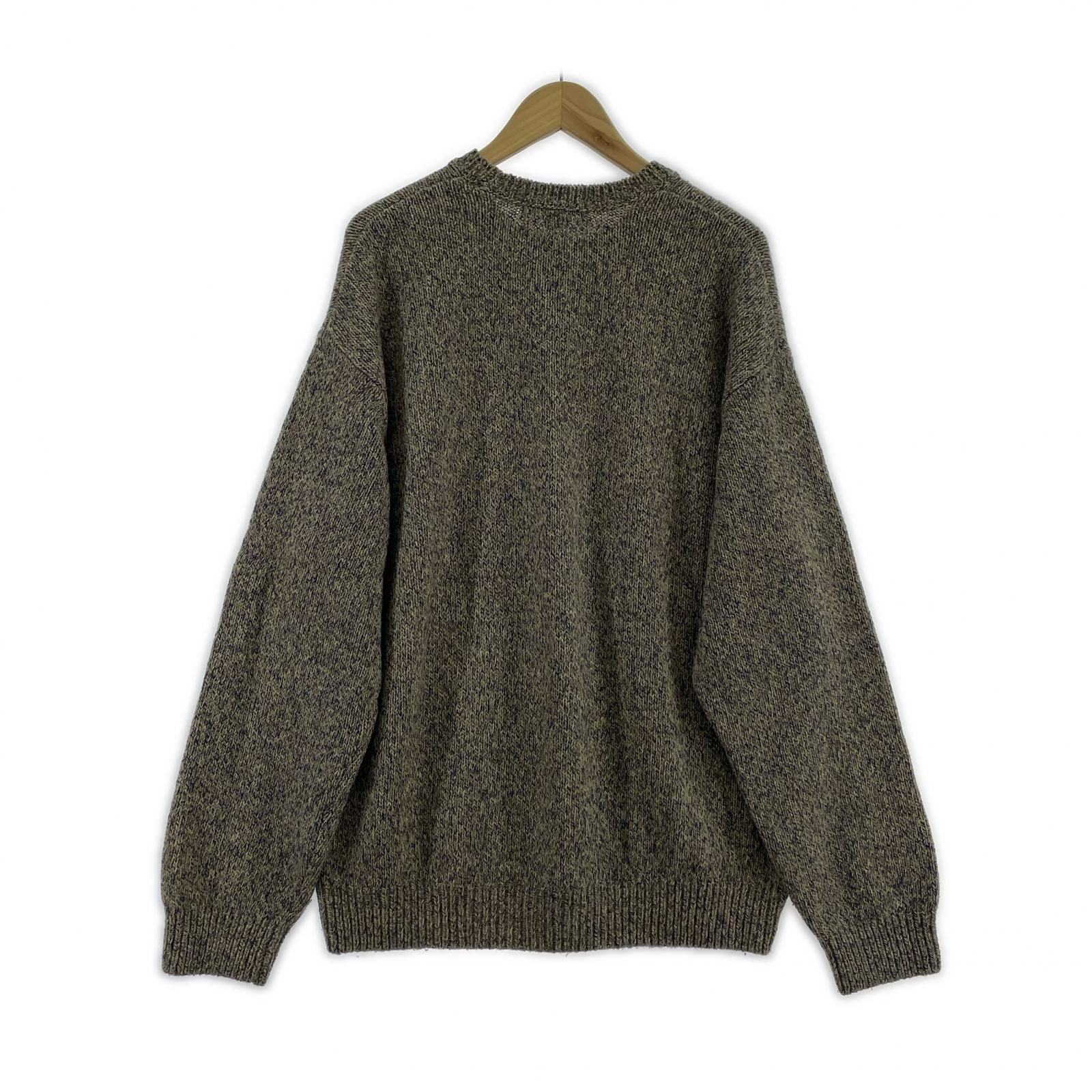 ニット 25SS Contrast Logo Sweater 総柄 SIZE L L