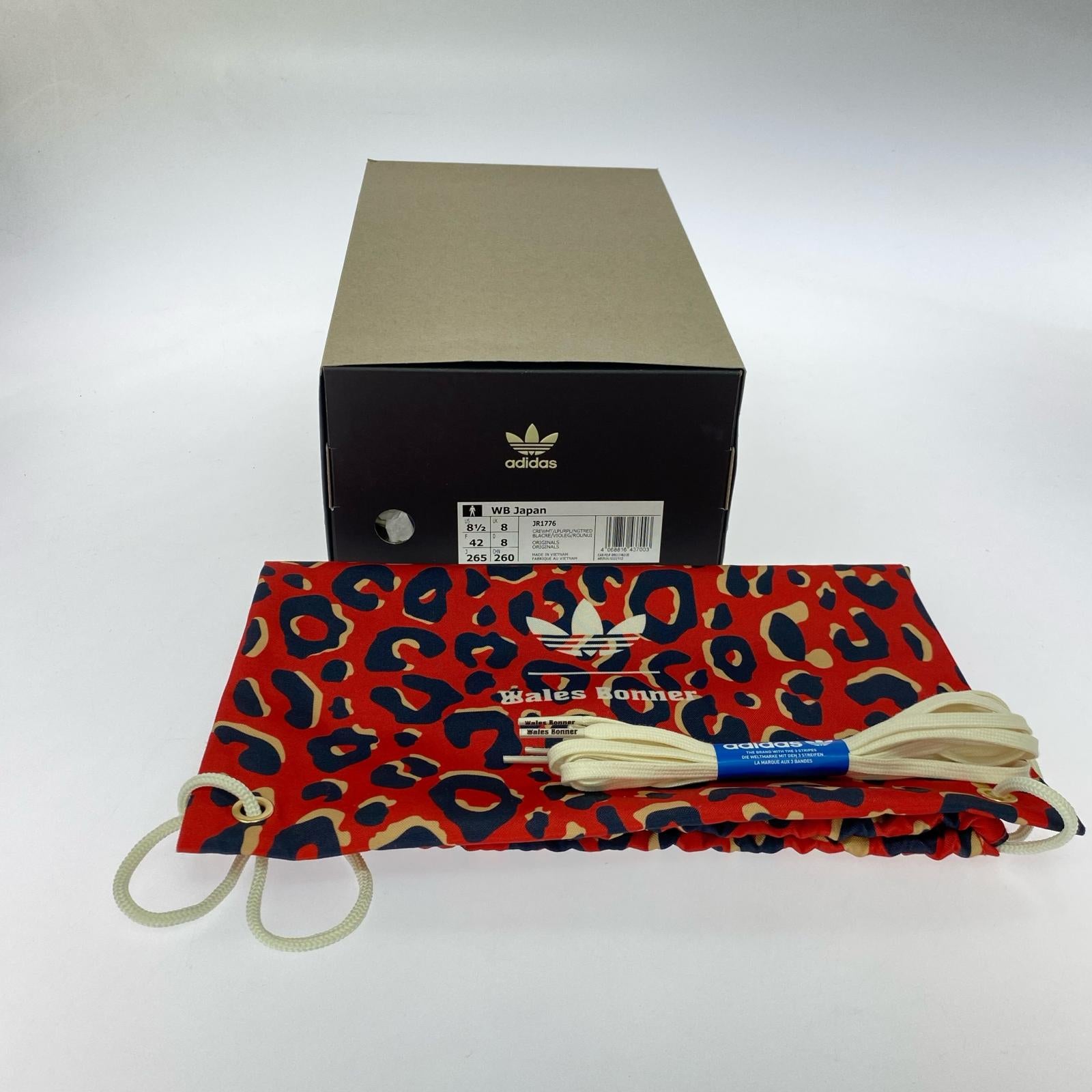 スニーカー adidas×wales bonner japan JR1776 パープル