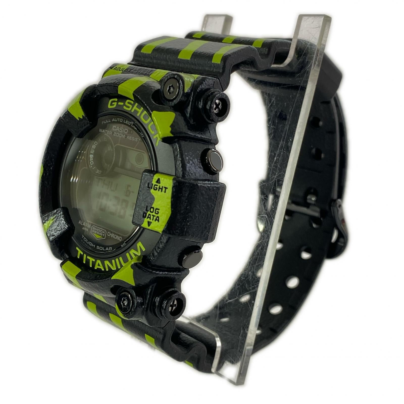 腕時計 GW-8200TPF-1JR フロッグマン ヤドクガエル 黒 緑