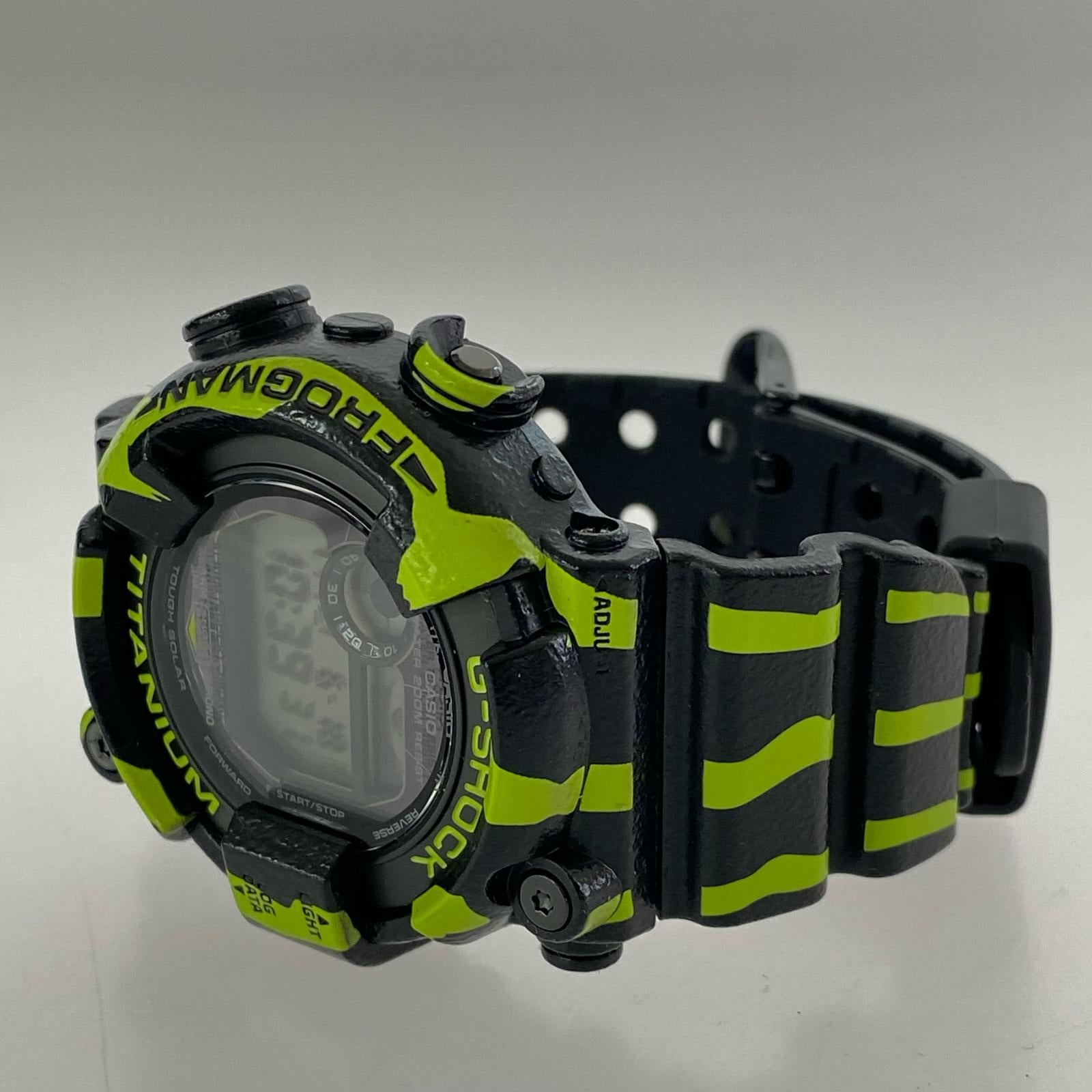 腕時計 GW-8200TPF-1JR フロッグマン ヤドクガエル 黒 緑