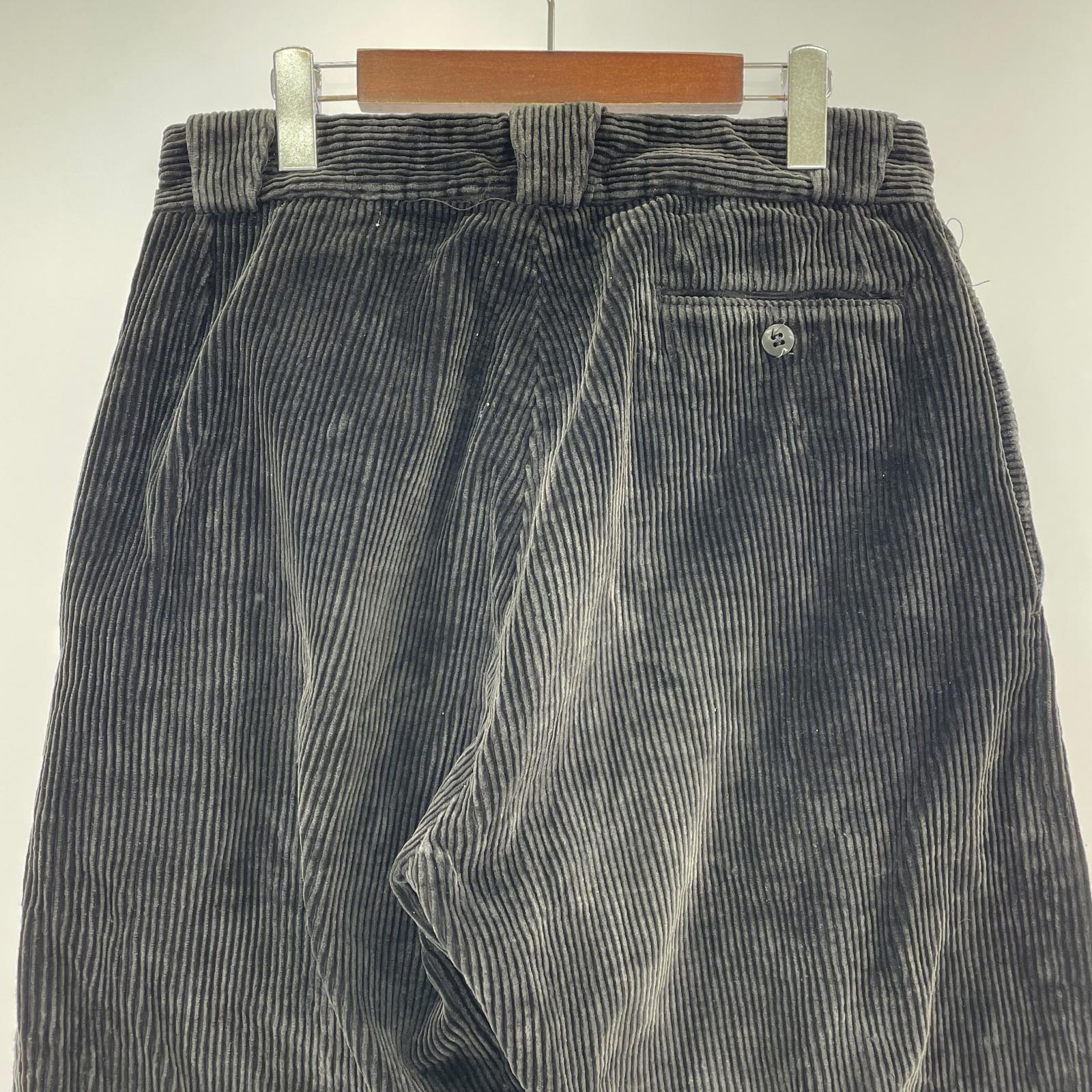 パンツ Le Favori ブラックコーデュロイパンツ W32 ブラック