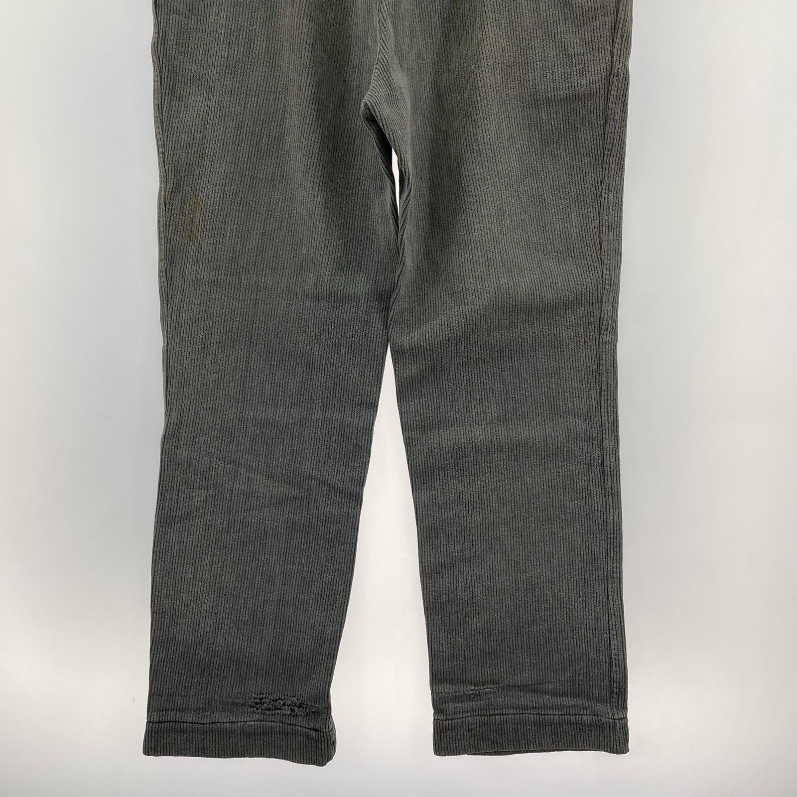 パンツ ユーロワークパンツ 針刺し シンチバックモールスキンW38 グレー