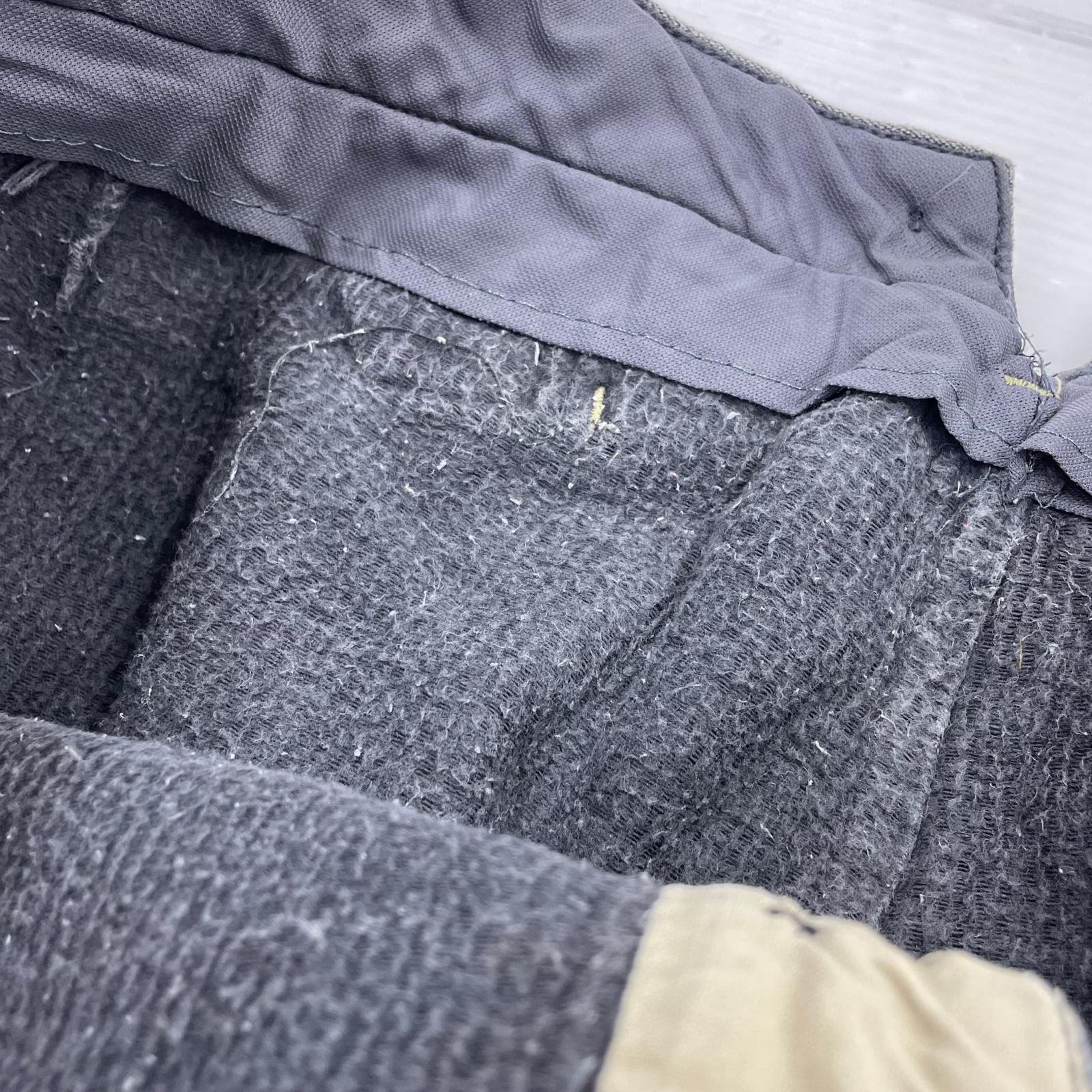 パンツ ユーロワークパンツ 針刺し シンチバックモールスキンW38 グレー