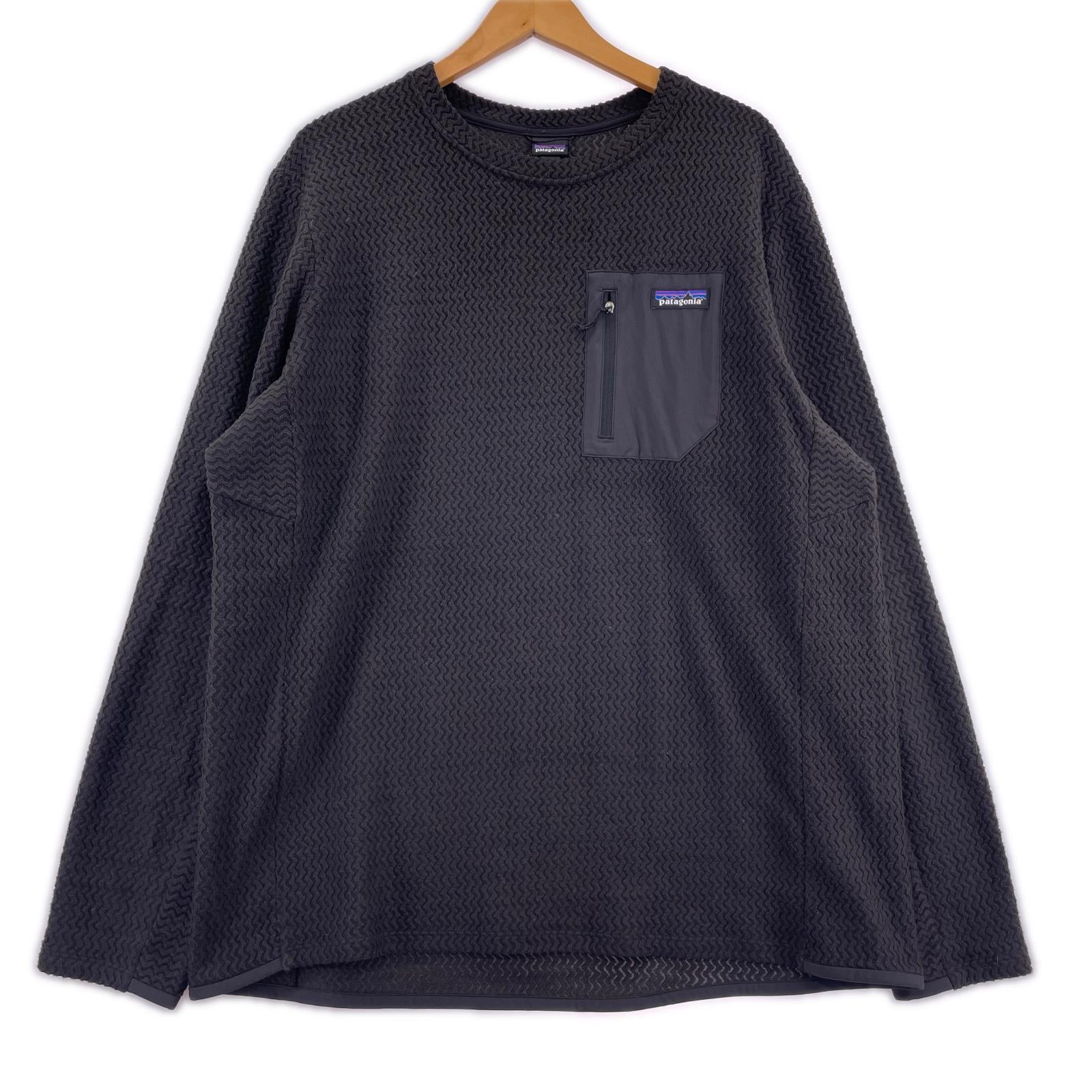 長袖Tシャツ M's R1 Air Crewneck Pullover ブラック