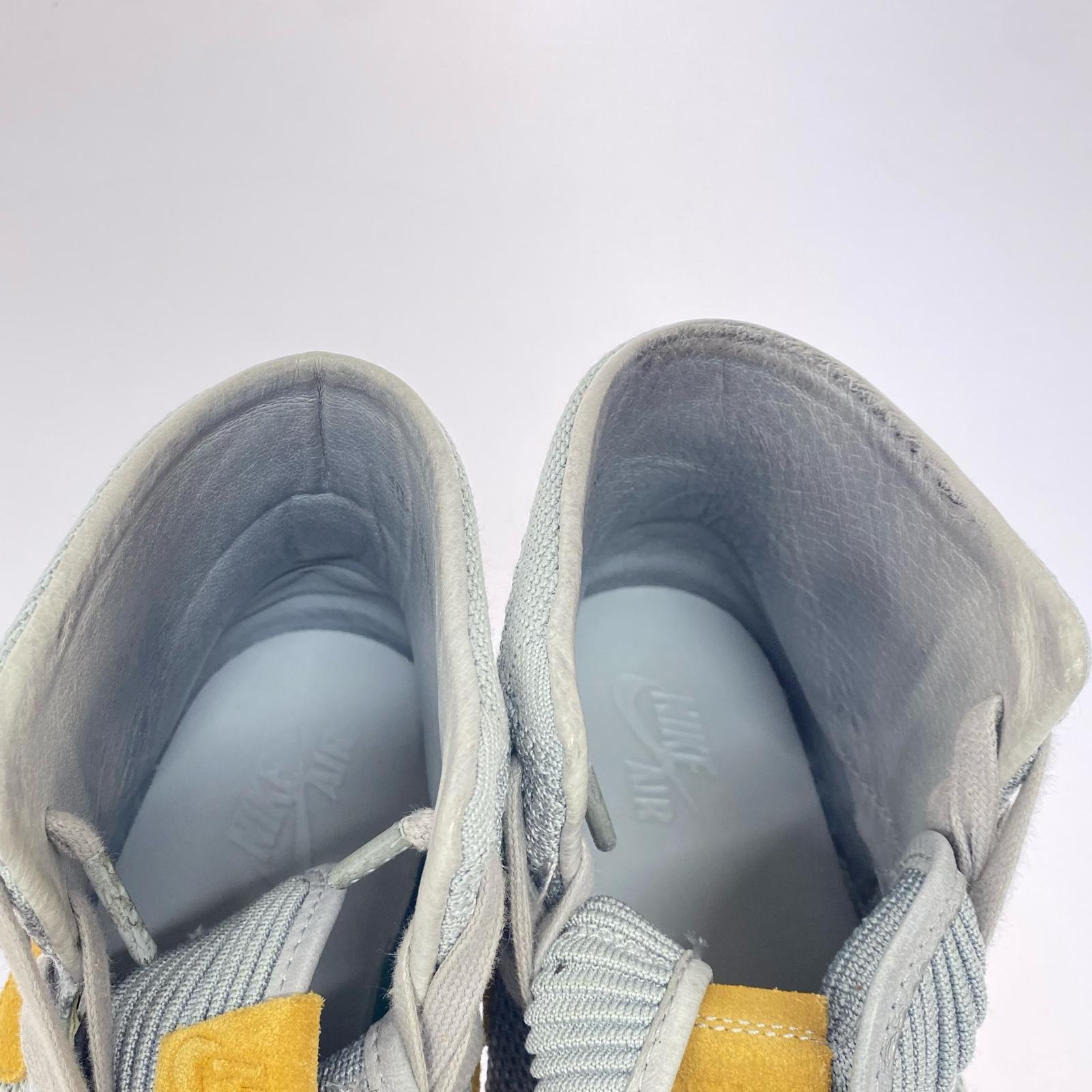 スニーカー AJ1 RETRO HIGH FLYKNIT WOLF GREY 28.5cm (US10 1/2 UK10 EU47) グレー