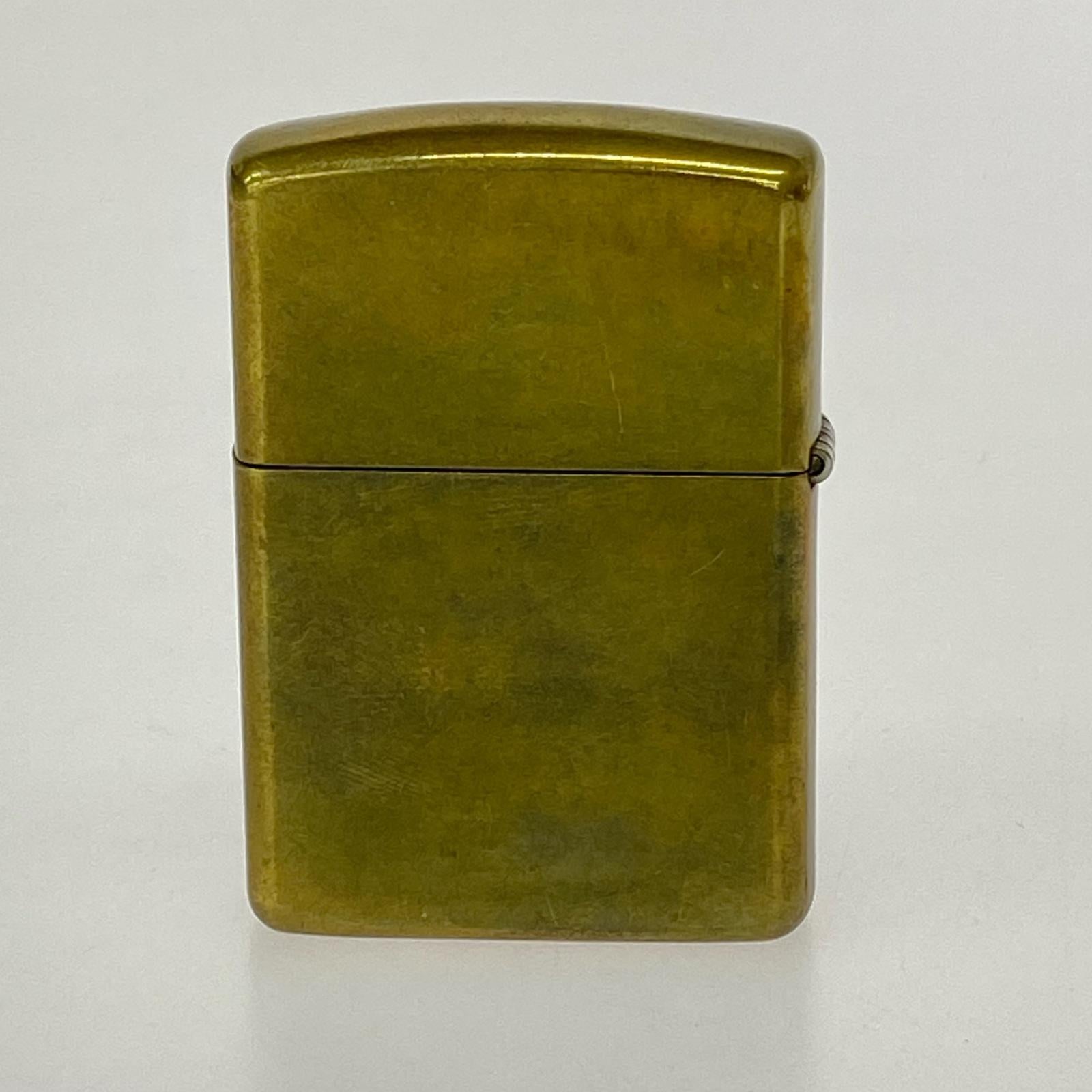 ライター ZIPPO 14年製 真鍮 アーマー