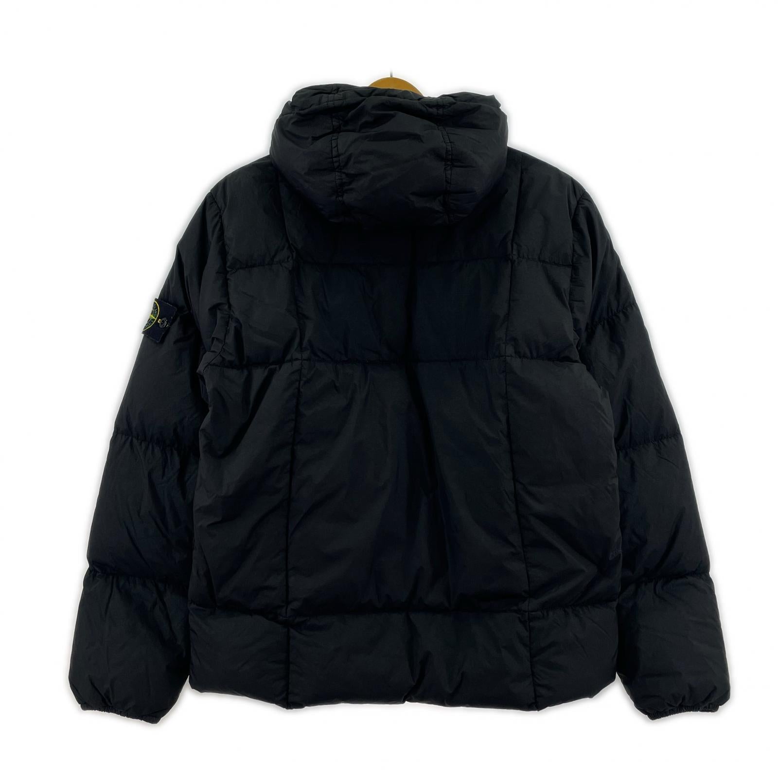 ダウンジャケット GARMENT DYED CRINKLE REPS NY DOWN JACKET S ブラック