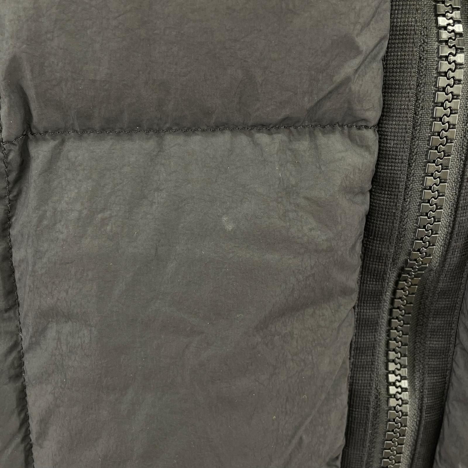 ダウンジャケット GARMENT DYED CRINKLE REPS NY DOWN JACKET S ブラック