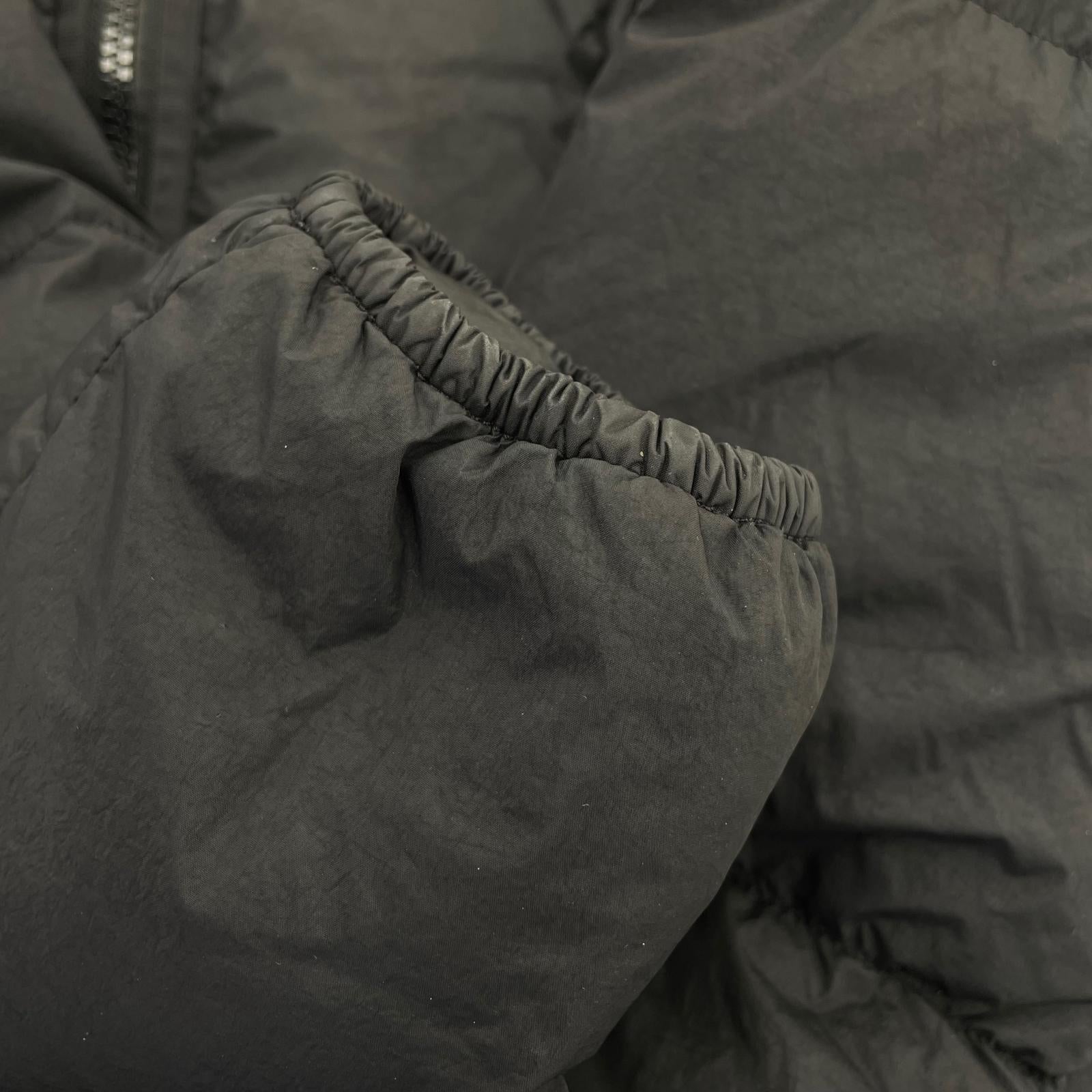 ダウンジャケット GARMENT DYED CRINKLE REPS NY DOWN JACKET S ブラック