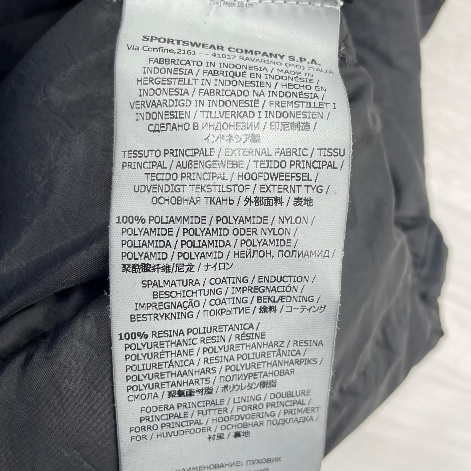 ダウンジャケット GARMENT DYED CRINKLE REPS NY DOWN JACKET S ブラック