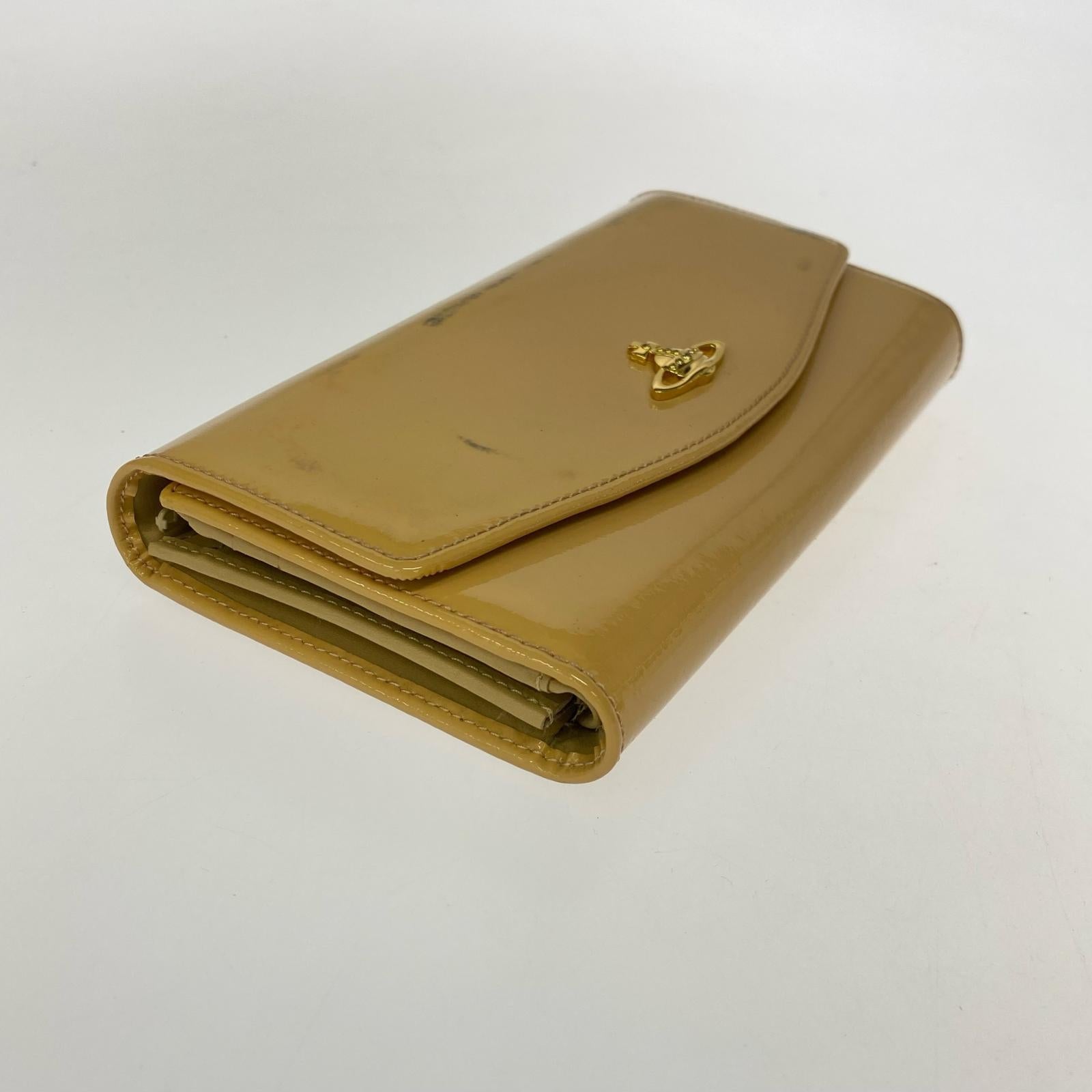 長財布 オーブエンボス加工レザー長財布 ベージュ