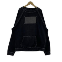 スウェット 20AW メモリーラベル オーバーサイズ スウェット グレー (46) 46 ブラック