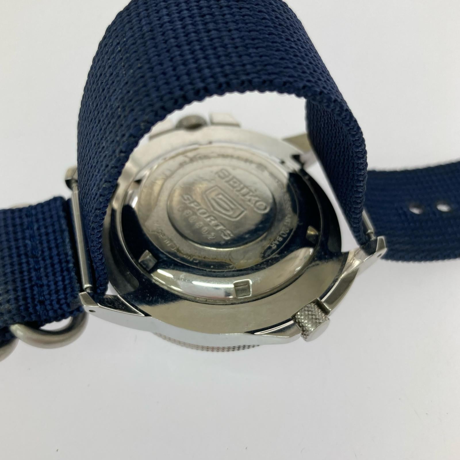 腕時計 SEIKO5 SPORTS ブルーアトラス 7s36-01e0 ネイビー
