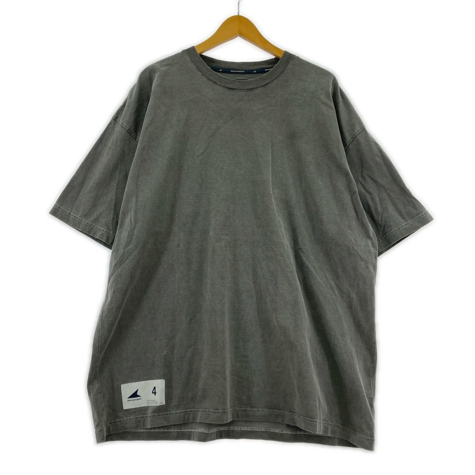 半袖Tシャツ ピグメントダイ/グレー 4 グレー