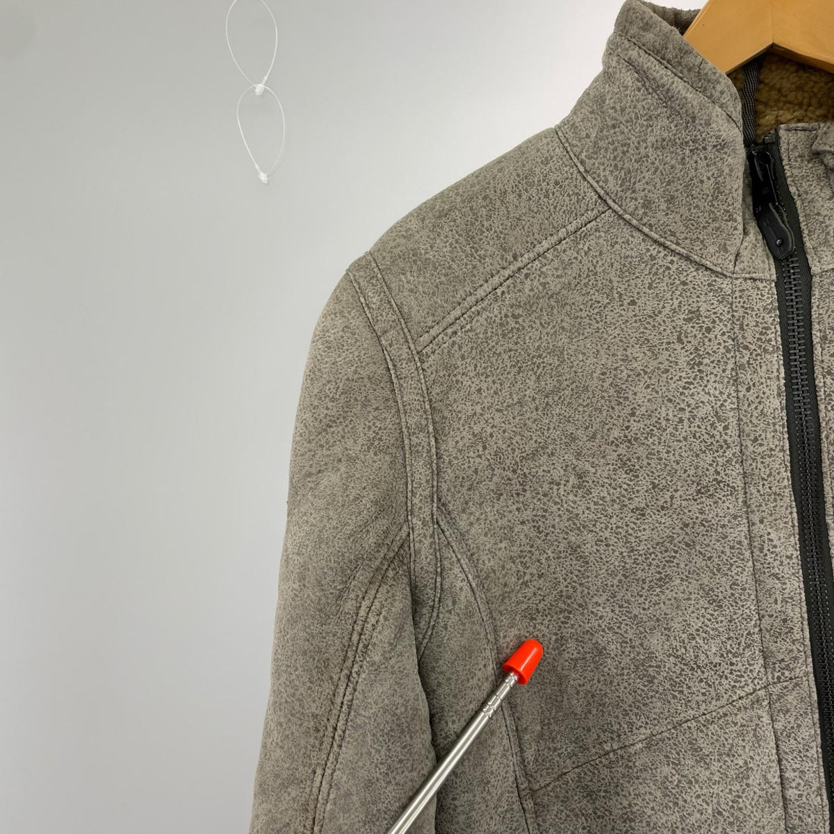 ジャケット chopper sheepskin jkt M GRY M グレー