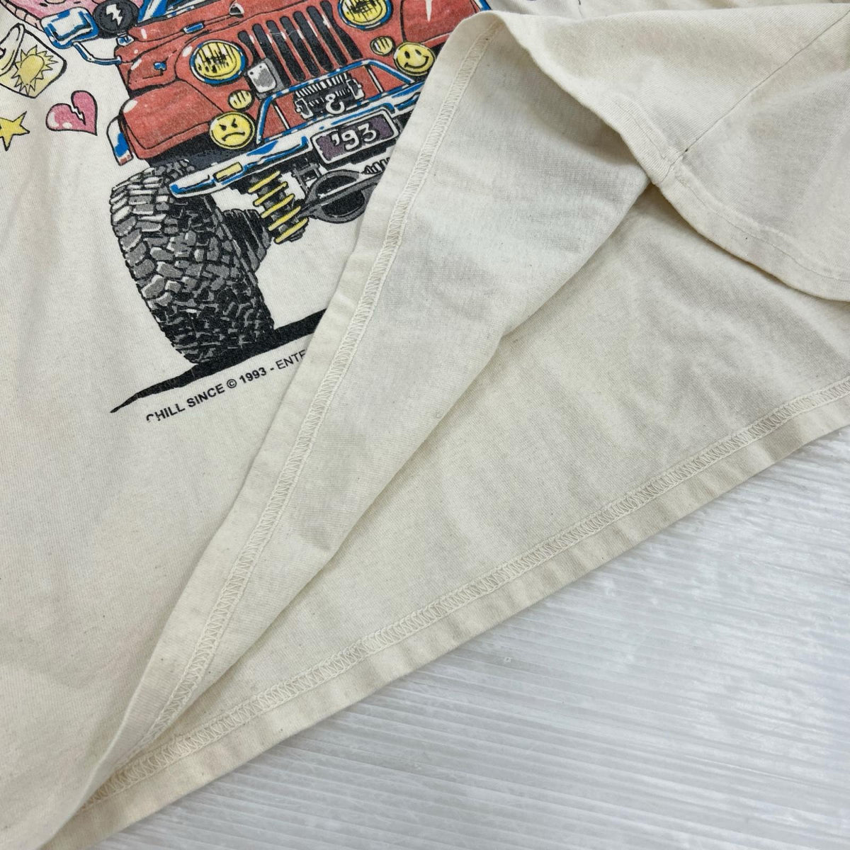 長袖Tシャツ 90s/JOHN GALT /CHILL Tee/WHT ベージュ