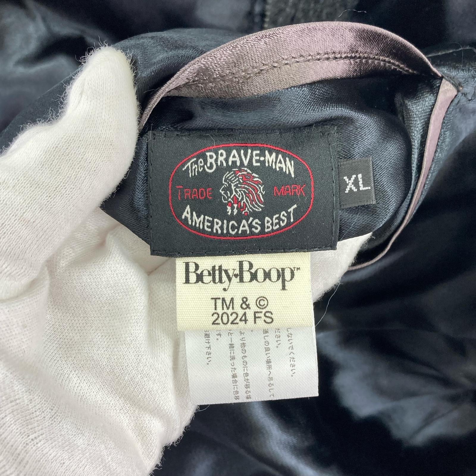 ジャケット THE BRAVEMAN × BETTY BOOP 限定 ブラック