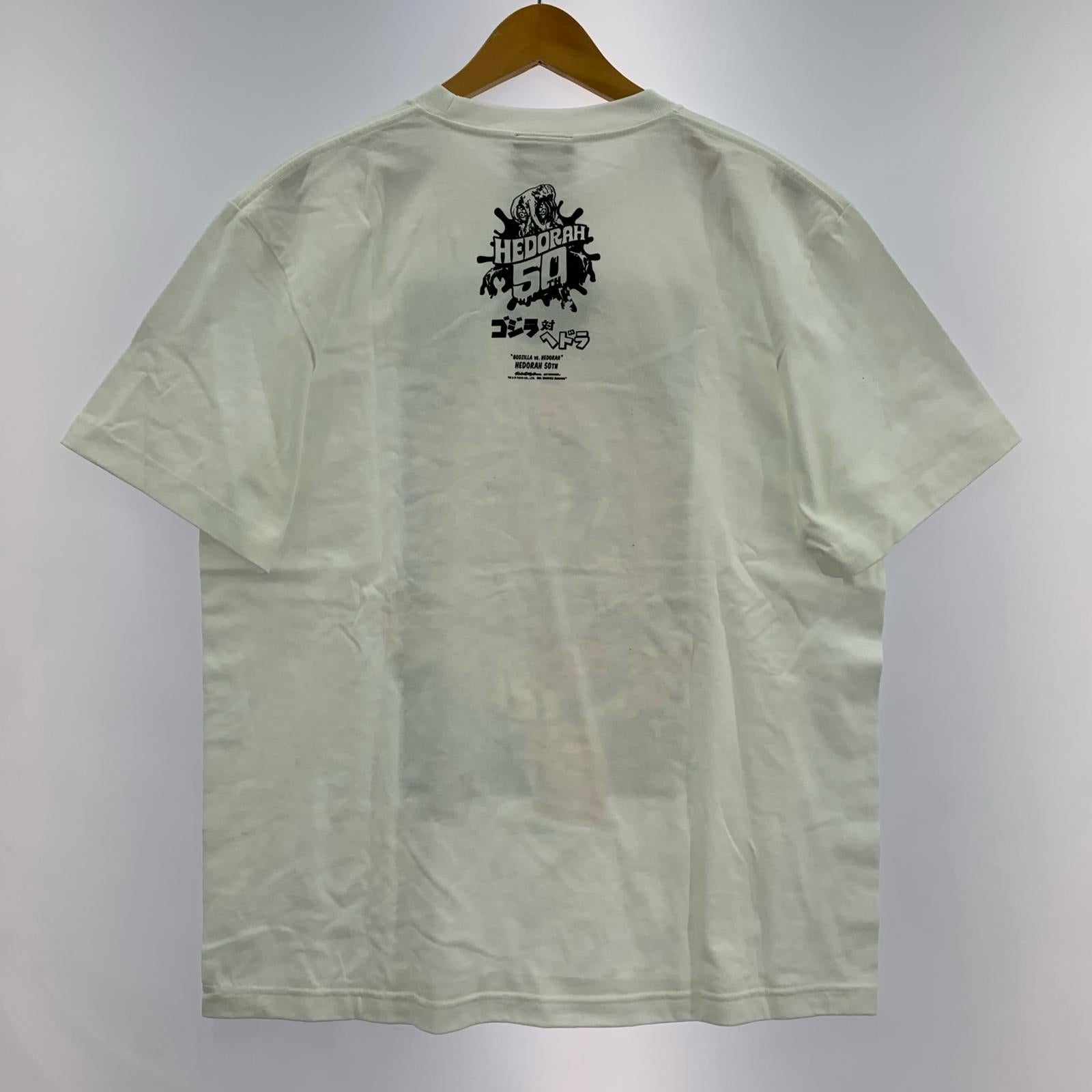 半袖Tシャツ EROSTIKA VSゴジラ カットソー 白 (L) L ホワイト