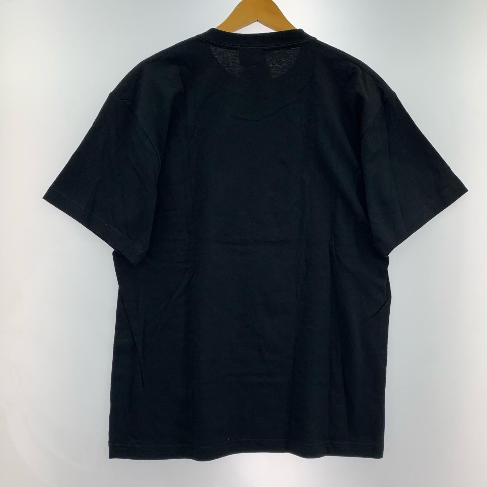 半袖Tシャツ EROSTIKA BACK TO THE FUTURE カットソー 黒 (L) L ブラック