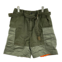 ショートパンツ Fabric Combo Shorts OLV (1) 1 カーキ