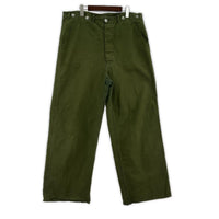 パンツ 40s スウェーデン軍 ミリタリー W36 グリーン