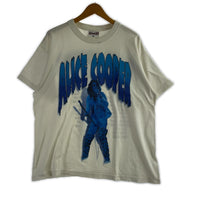 半袖Tシャツ 00s ALICE COOPER BRUTAL PLANET L ホワイト