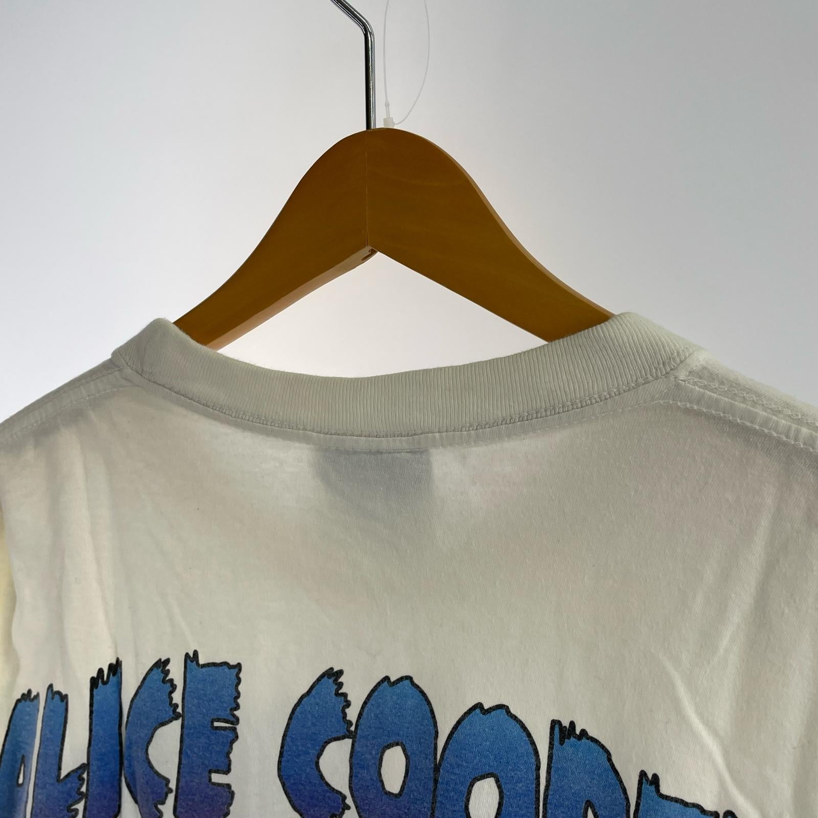 半袖Tシャツ 00s ALICE COOPER BRUTAL PLANET L ホワイト
