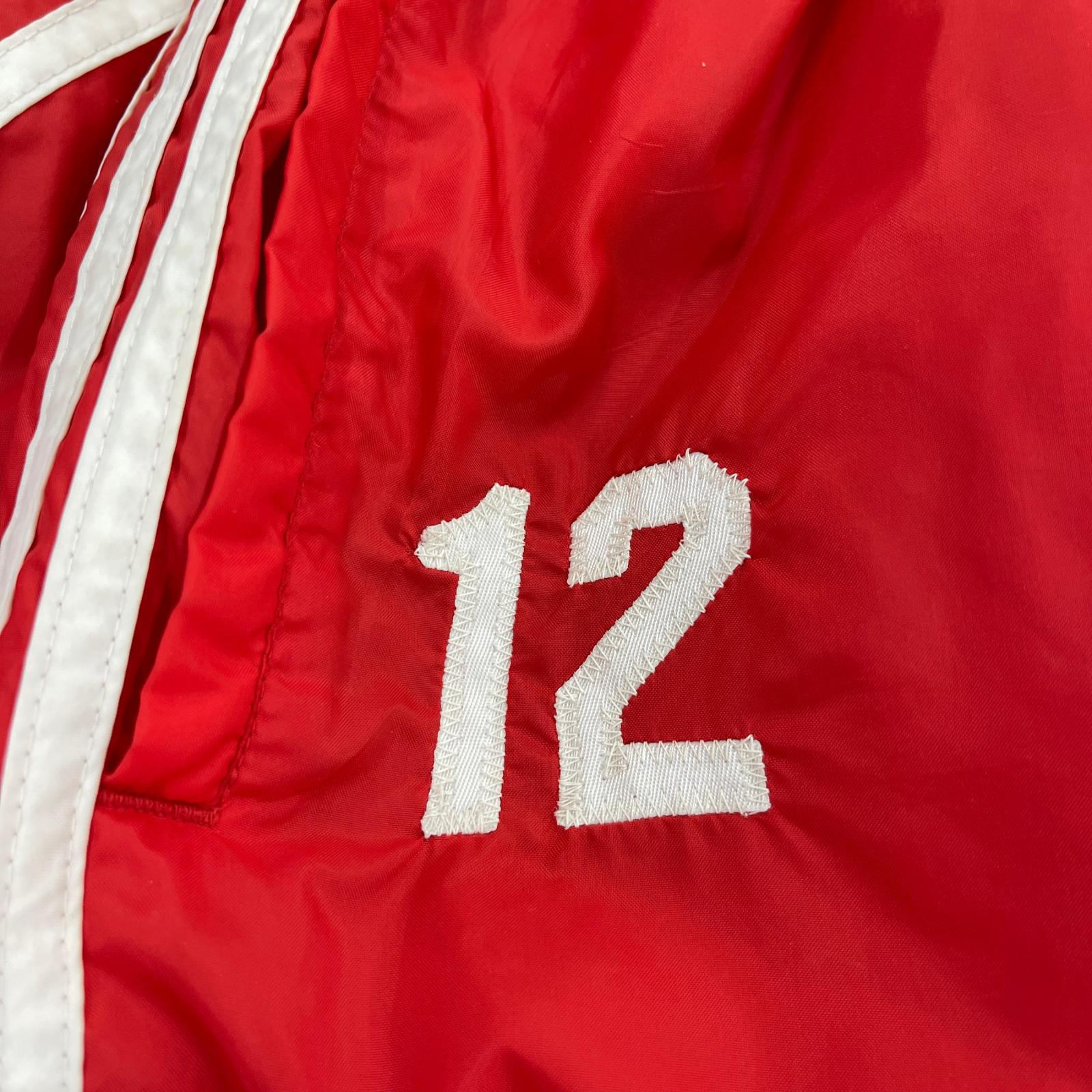 パンツ 80s ナイロンパンツ RED M レッド