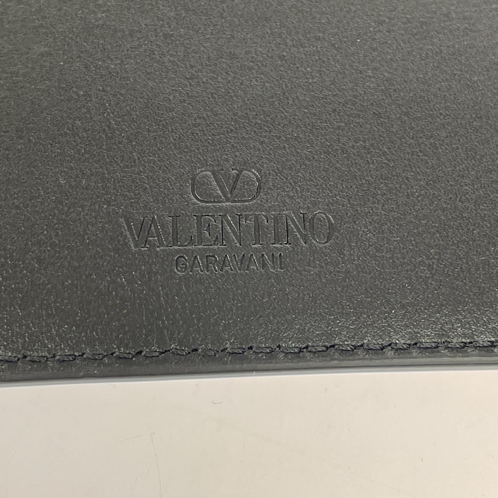 その他バッグ VALENTINO GARAVANI スタッズカードケース 黒 ブラック