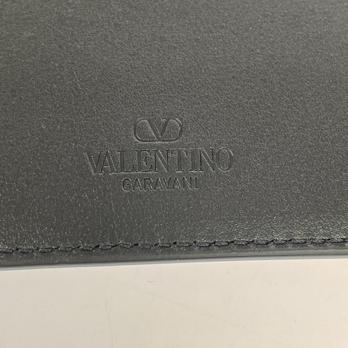 その他バッグ VALENTINO GARAVANI スタッズカードケース 黒 ブラック