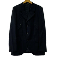 テーラードジャケット HOMME DUEX 23AW マルチポケットウールテーラードジャケット L ブラック