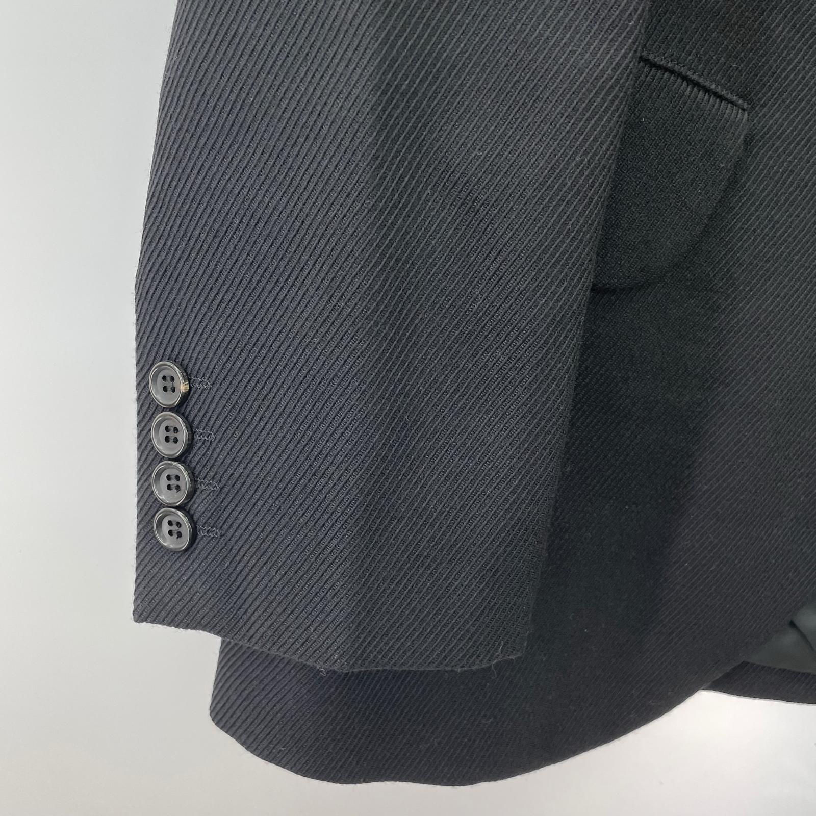 テーラードジャケット HOMME DUEX 23AW マルチポケットウールテーラードジャケット L ブラック