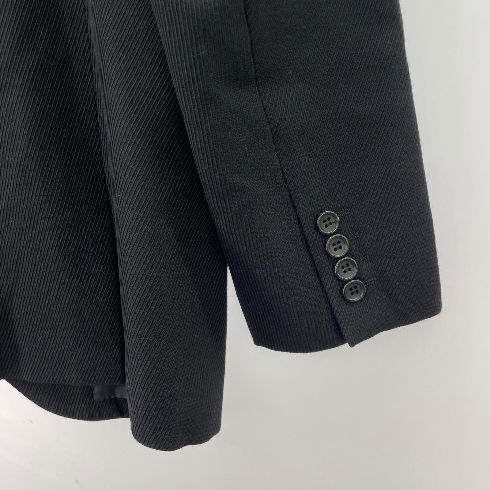 テーラードジャケット HOMME DUEX 23AW マルチポケットウールテーラードジャケット L ブラック