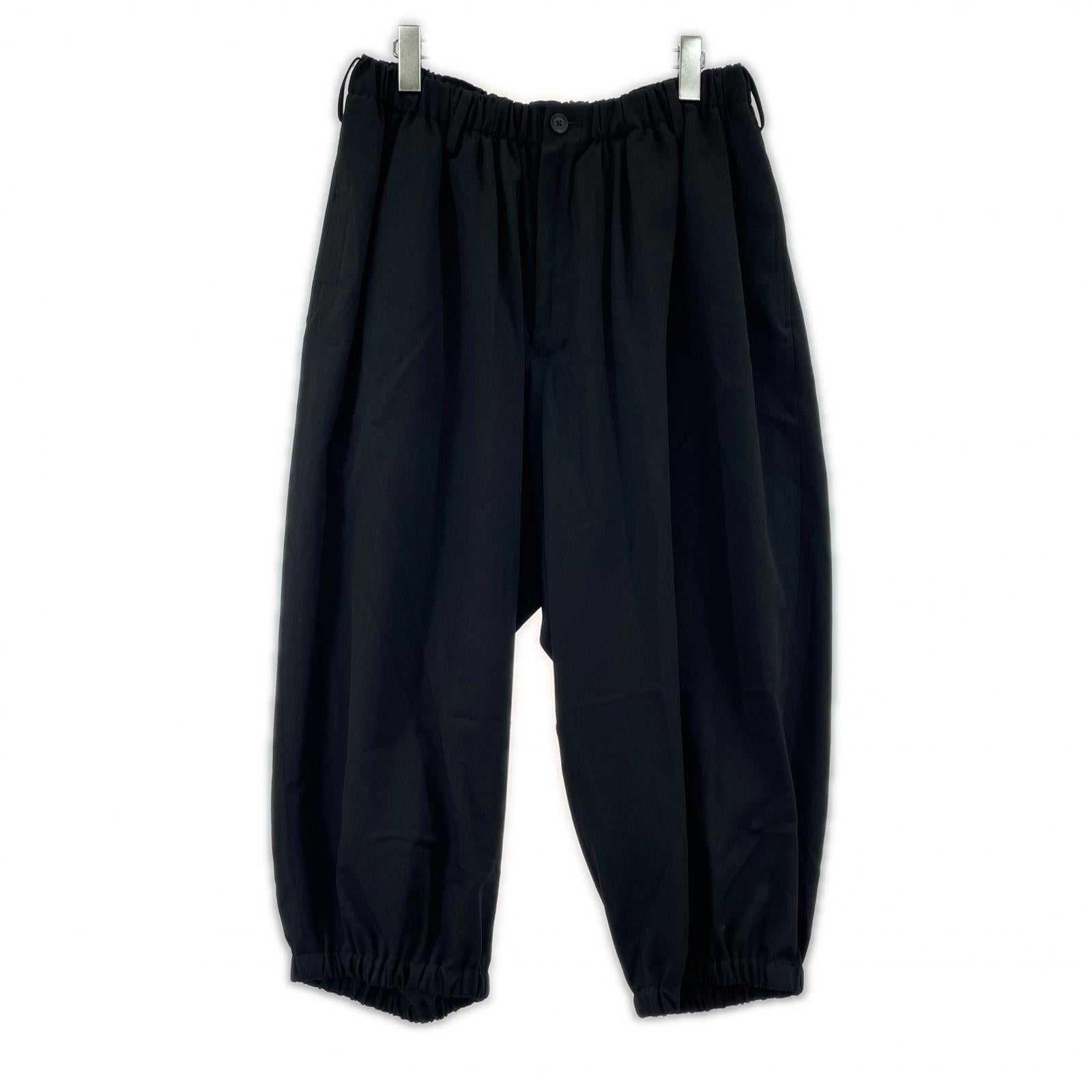 パンツ WOOL GABARDINE PANTS 2 ブラック