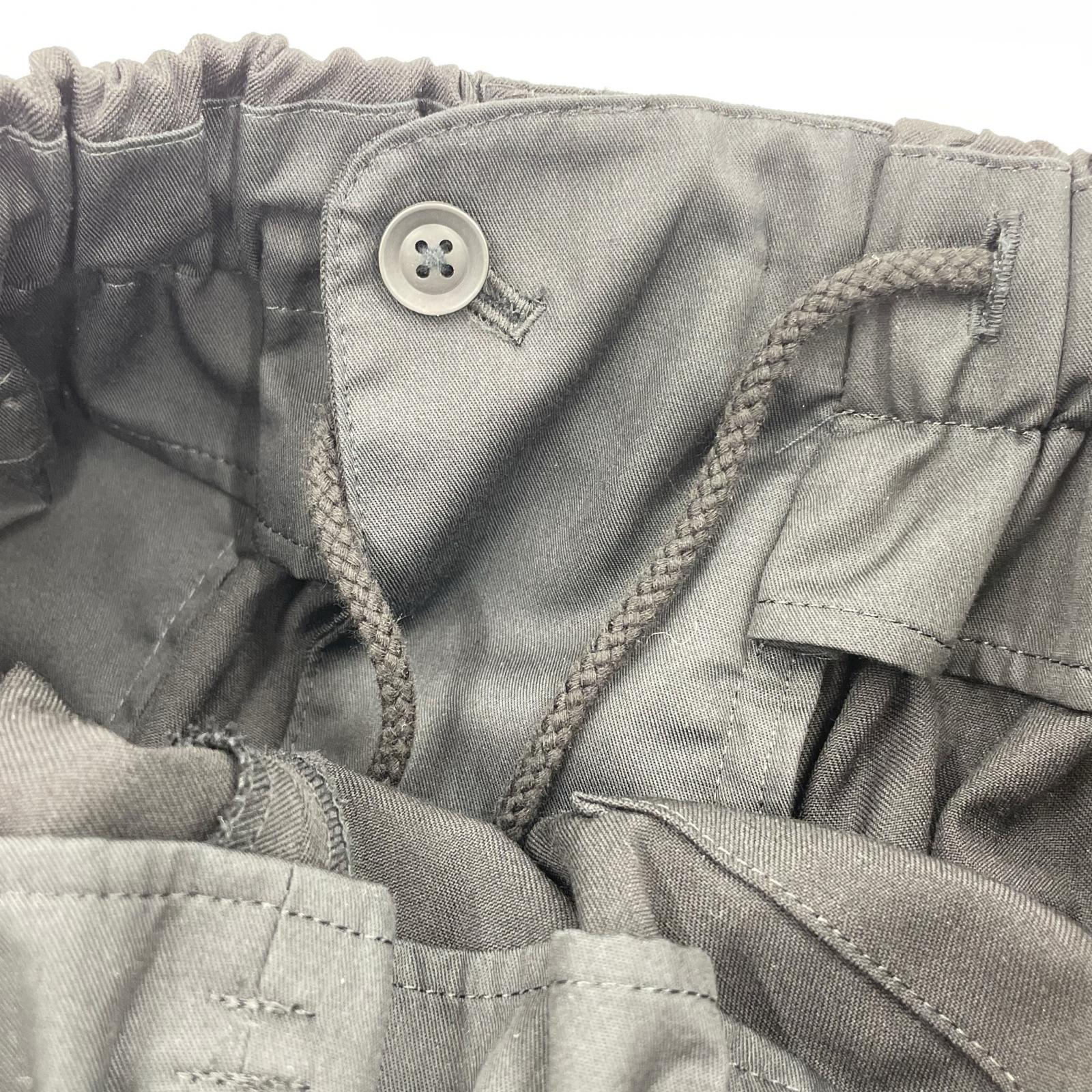 パンツ WOOL GABARDINE PANTS 2 ブラック