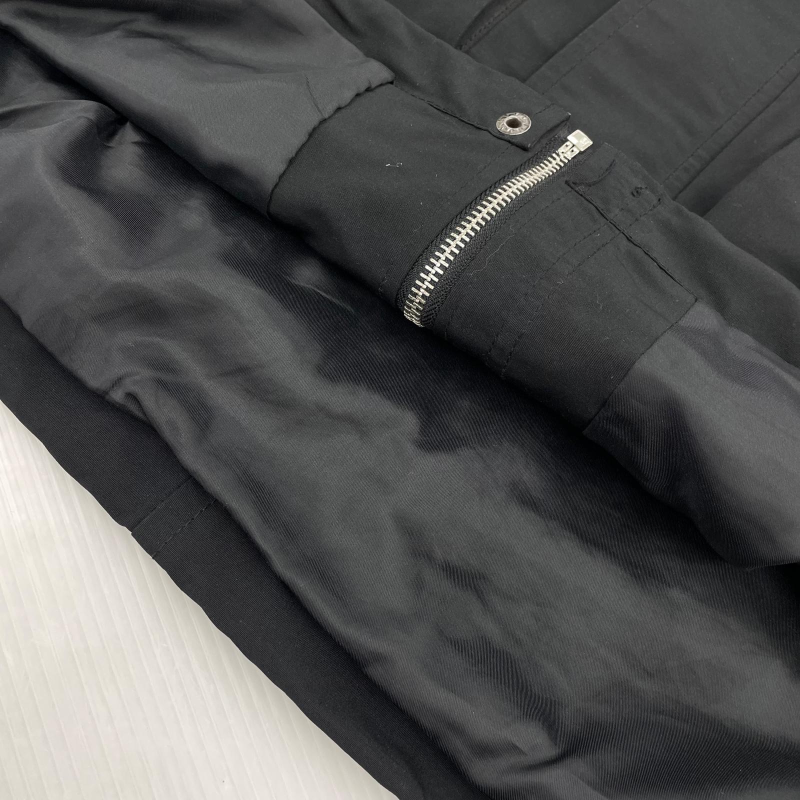 ジャケット サテン ジャケット BLK L L ブラック