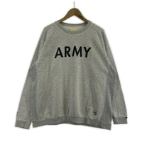 スウェット 初期 ARMY スウェット グレー フリー グレー