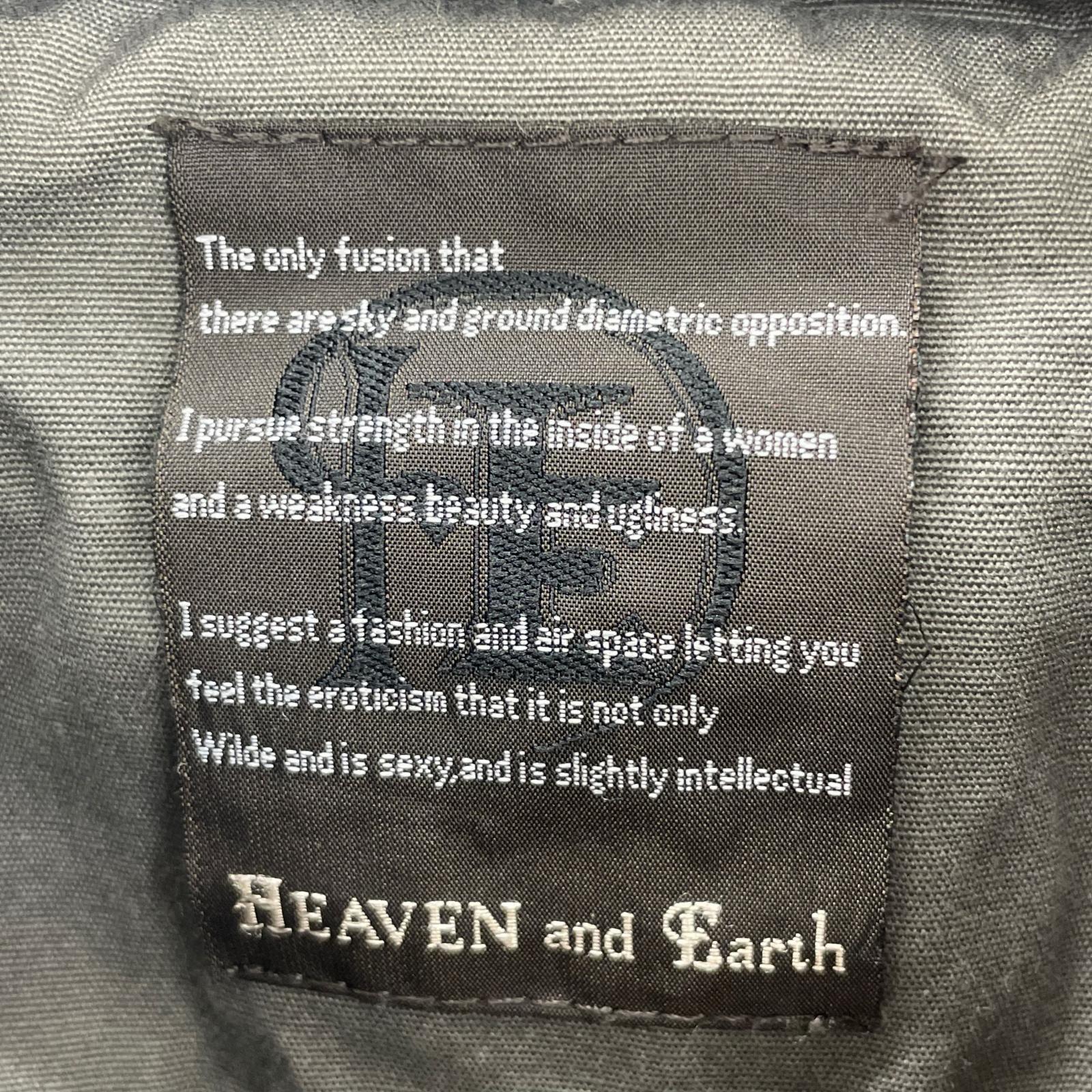 ジャケット Heaven and Earth ミリタリーギミックジャケット M GRY グレー