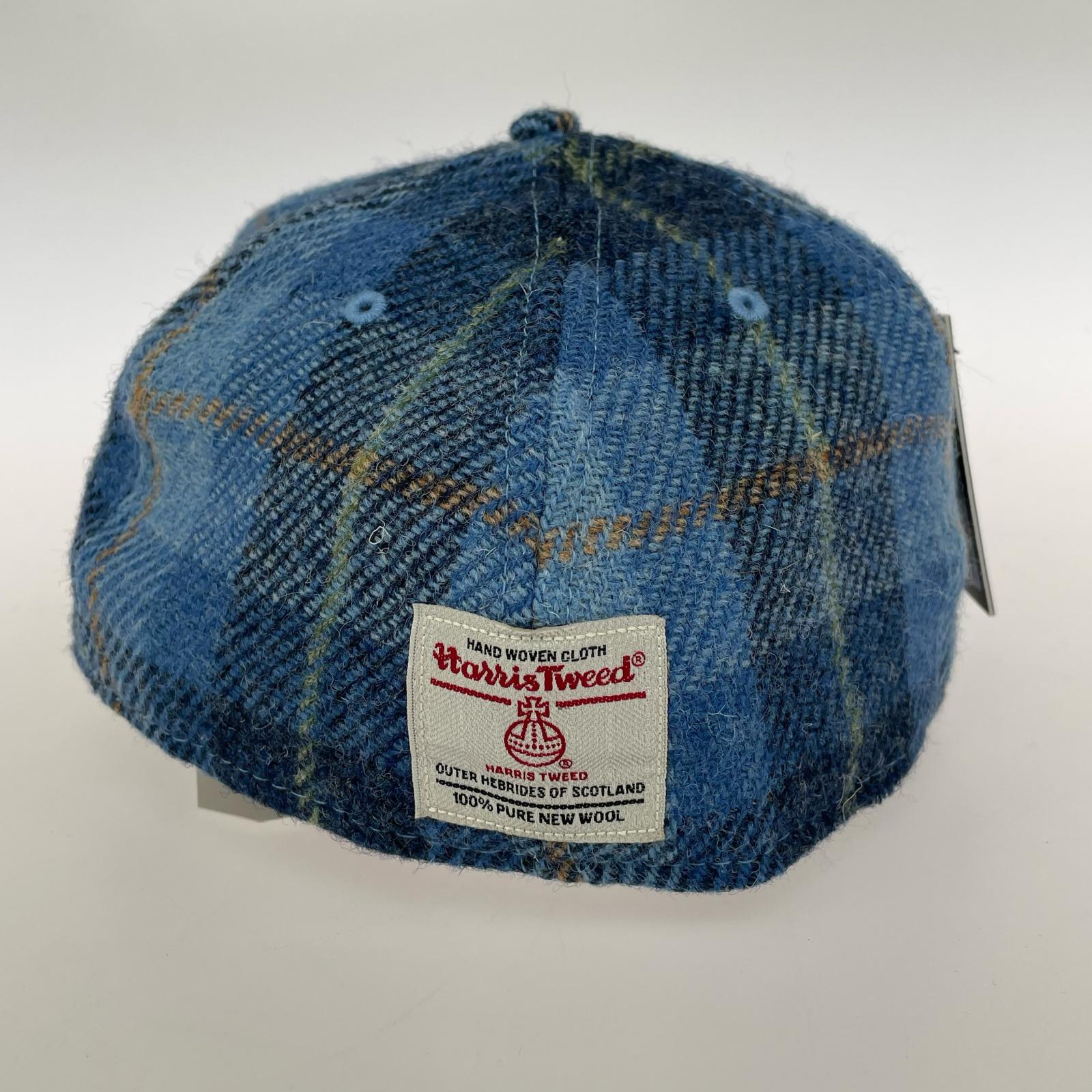 キャップ STUSSY NEW ERA HARRIS TWEED 59FIFTY CAP 青 ブルー