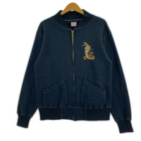 ジャケット Cushman スウェットスーベニアジャケット(L) L ブラック